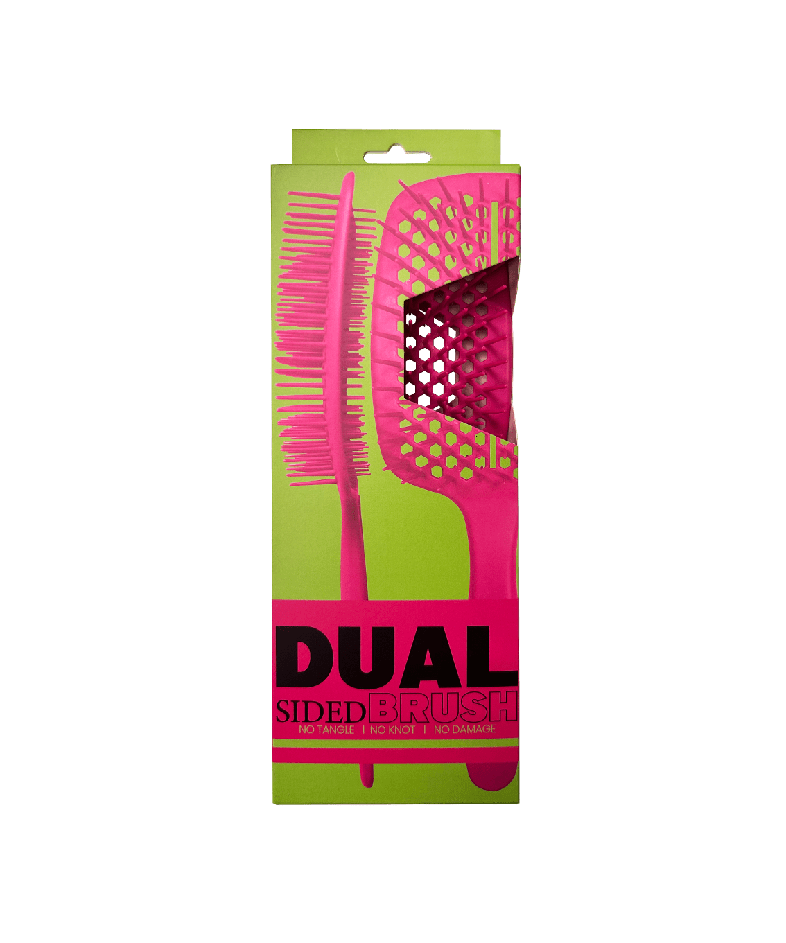 H2PRO GOMCOMb DUAL SIDED BRUSH NO TANGLE NO KNOT NO DAMAGE - PINK