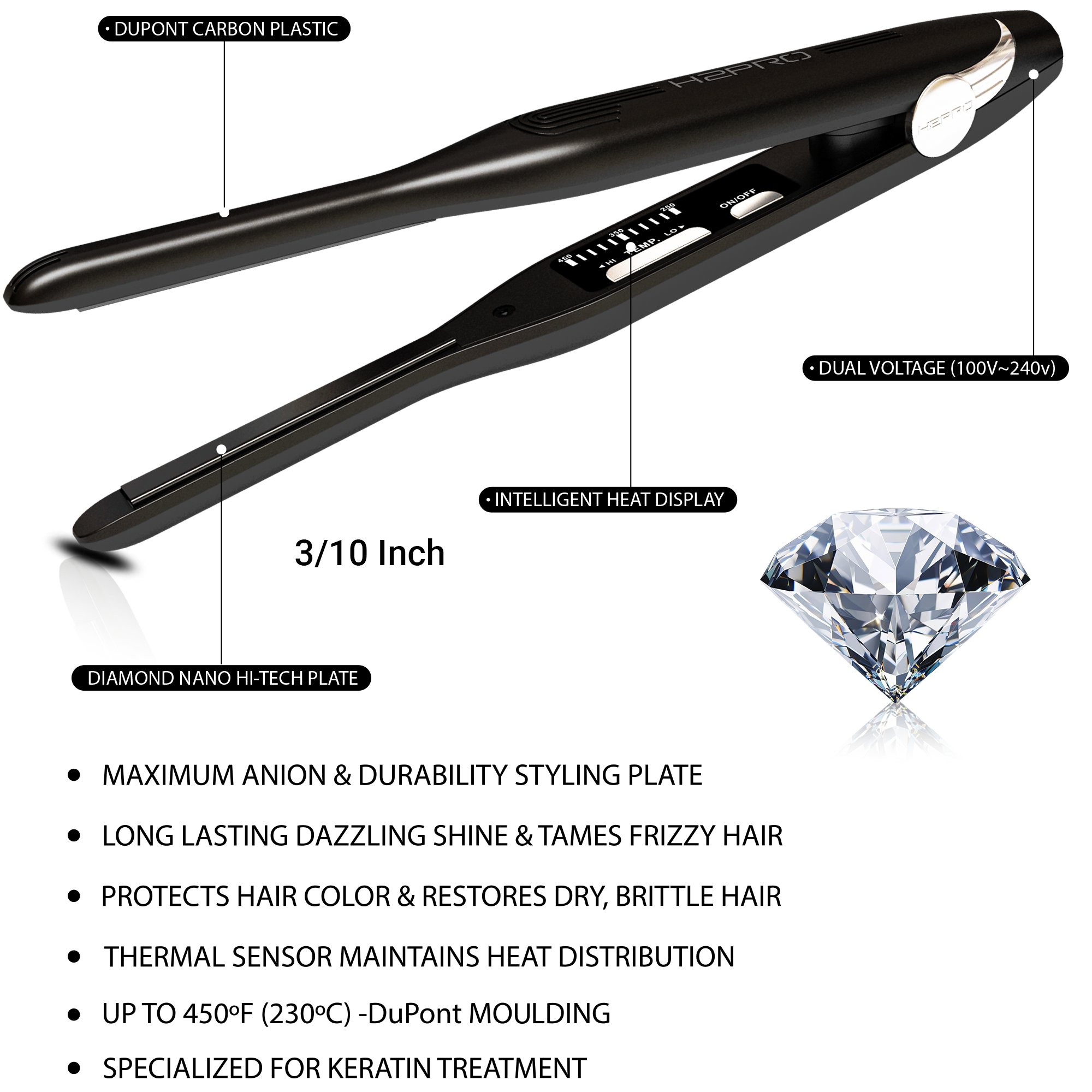 H2PRO BLACK DIAMOND MIKRO 3/10 H2PRO BLACK DIAMOND MIKRO 3/10