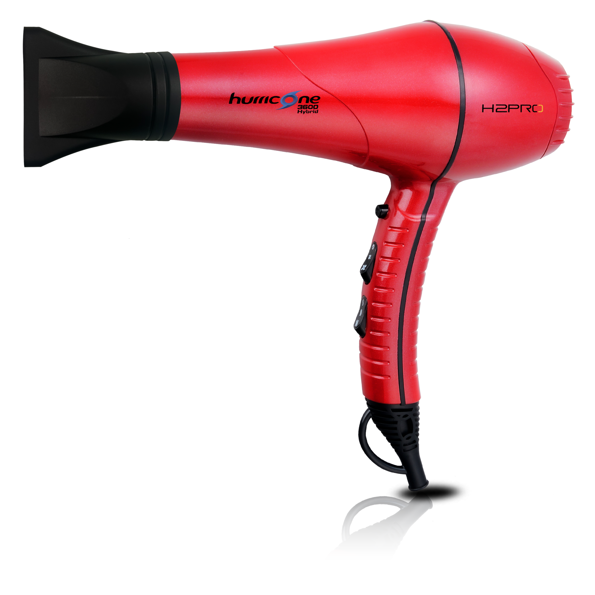 H2PRO HURRICANE HYBRID - DH3600RED - LIGHTWEIGHT HAIR DRYER