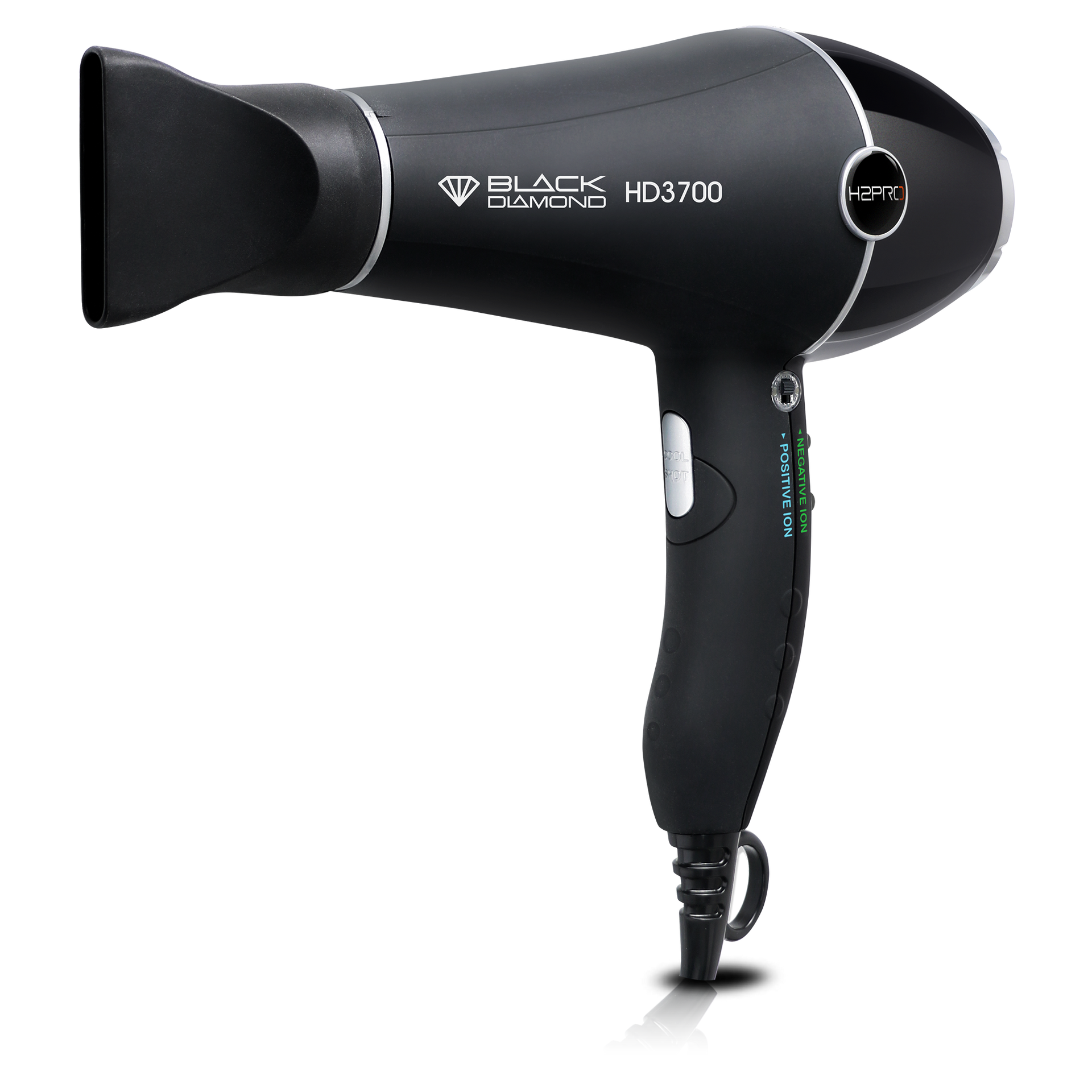 H2PRO Black Diamond HD3700 - Professional Hair Dryer – H2Pro