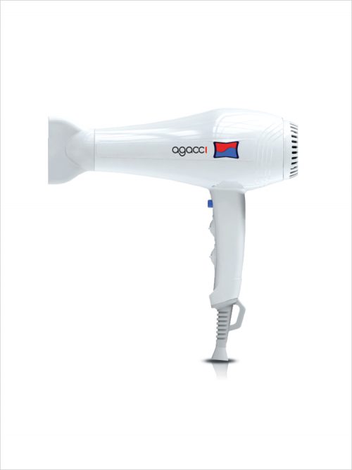 Agacci D2100 Lightweight Hair Dryer – White - H2pro Beautylife