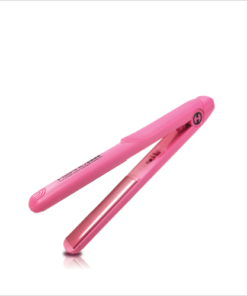 Mini 3/4″ Ceramic Flat Iron – Pink – Travel Size - H2pro Beautylife